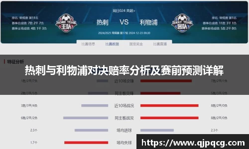 热刺与利物浦对决赔率分析及赛前预测详解